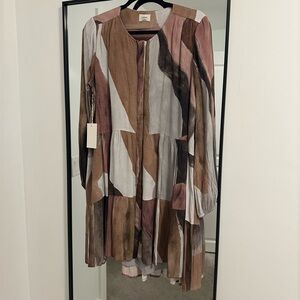 Aritzia Wilfred Oversized Midi Dress, Barossa Foxfire Size M